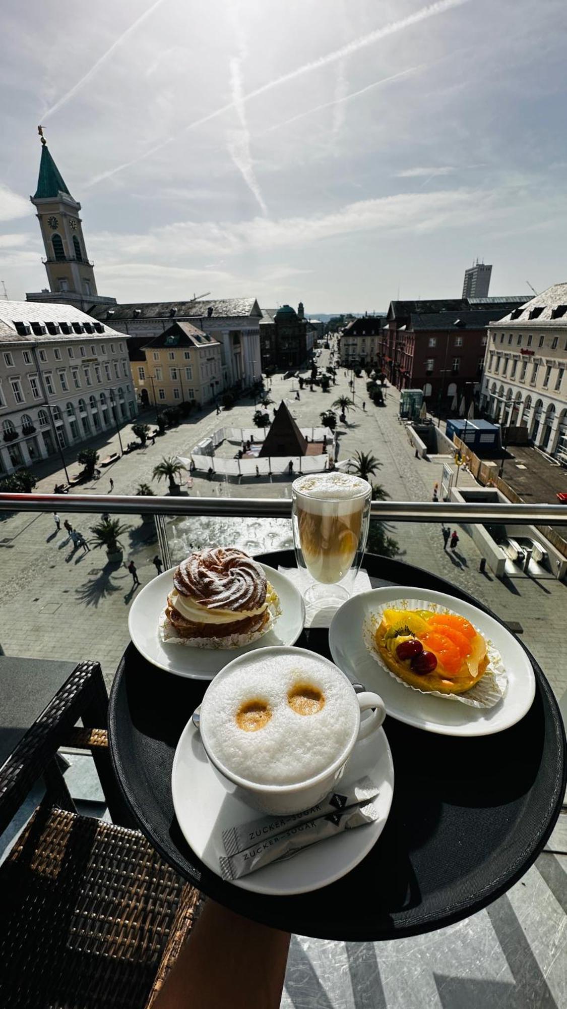 Hotel Am Markt Karlsruhe Bagian luar foto